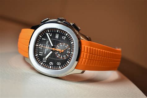 patek philippe aquanaut 5968a orange|patek philippe aquanaut strap price.